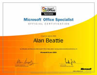 MOS 2000 Excel