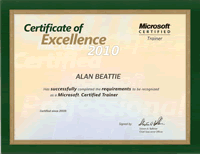 Microsoft Certifed Trainer 2010